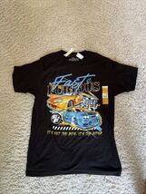 Vtg NWT Mens / Women’s Fast And Furious Black T Shirt Large 42 -  44 100... - $39.55