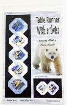 Table Runner With a Twist Featuring Alaska&#39;s Arctic Animals Pattern - $7.91