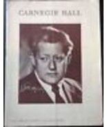 Carnegie Hall Philharmonic-Symphony Program Arthur Rodzinski 1940s Alfre... - £3.90 GBP