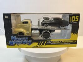 Muscle Machine Transports Diecast Model Truck &amp; Car: 1/64 Scale, By Maisto - $14.85