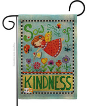 Sow Seeds of Kindness Burlap - Impressions Decorative Garden Flag G154088-DB - $22.97
