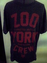 Men&#39;s Zoo York Tee T Shirt Gray W/ Red Zoo York Crew Practice Truth New $28 - £14.30 GBP