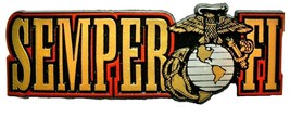 United States Marine Corps Semper-Fi Fridge Magnet - £5.51 GBP