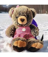 RARE JC Penney Holiday Collection Golden Bear Co Christmas Plush Mama Be... - $31.59