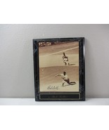 HOF Bob Feller Autographed Plaque Picture Cleveland Indians - $34.64