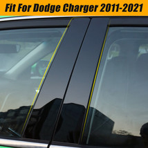 6PCS Black Pillar Posts Door Window Trim Cover Kit For Dodge Charger 2011-2021 - £14.15 GBP