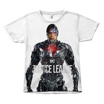 Cyborg Justice League Ray Fisher Canvas Size - Unisex Tee Shirt - £30.59 GBP