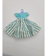 Vintage 1958 Vogue JILL JAN 10.5&quot; Fashion Doll Blue Floral Cotton DRESS - $24.99