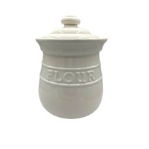 Vintage Pfaltzgraff Flour Canister /Jar Hearth Pattern USA 1978-1984 - £30.91 GBP