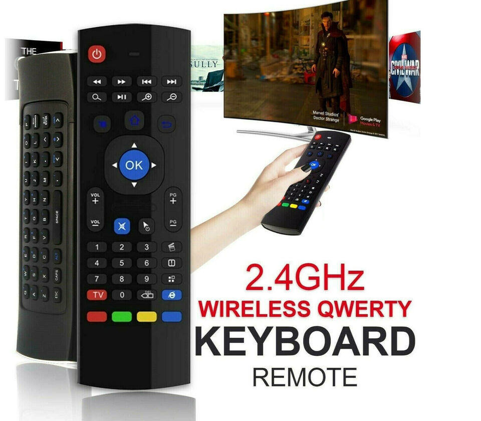 2.4G Remote Control Gyroscope Fly Air Mouse Mini Wireless Keyboard Handheld - $28.61