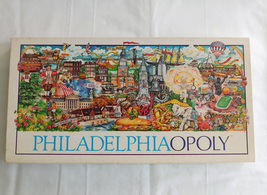 Vintage 1989 Board Game Philadelphiaopoly Local Monopoly Opoly  - £19.65 GBP