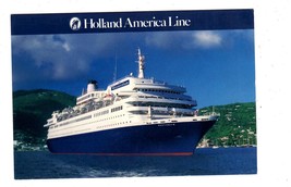 MS Westerdam  - 1988 Holland America Line - Postcard - $2.20