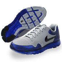 Men&#39;s Guys Nike Lunar Safari Fuse+ Running Athletic Shoes Sneakers Blue New 076 - £60.31 GBP