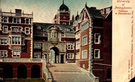 Udb POSTCARD- University Of Pennsylvania, Entrance To Dormitories BK52 - £3.89 GBP