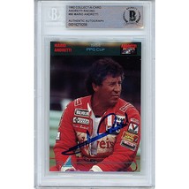 Mario Andretti Autograph F1 Trading Cards 1992 Collect-a-Card Beckett BGS Signed - £389.23 GBP