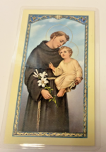 Saint Anthony &quot;Unfailing Prayer&quot; Laminated Prayer Card, New #PCL-45 - $2.78 CAD