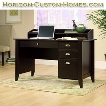 Mission Craftsman Shaker Office Computer Desk w/Hutch - $349.00
