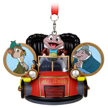Disney Parks Mr. Toad’s Wild Ride Sketchbook Mickey Ear Hat Holiday Ornament NWT - £23.72 GBP