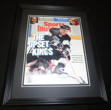 Tomas Sandstrom Signed Framed 1990 Sports Illustrated Magazine Cover Kings - £47.41 GBP