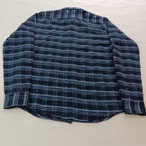 Canyon Club Shirt Mens Black & Blue Long Sleeve Button Up Comfort Shirt Size M image 2