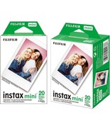 40 Sheets Of Fujifilm Instax Mini Instant Film (2 Packs Of 20 Film Sheets). - $72.67 CAD