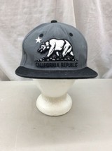 trucker hat baseball cap Vintage Cloth Snapback CALIFORNIA REPUBLIC bear Retro - £32.06 GBP