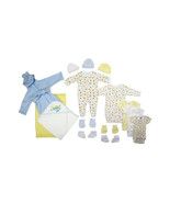Bambini LS-0114 Newborn Baby Boys Layette Set, White Blue - Newborn - €63,56 EUR