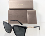 Brand New Authentic Bvlgari Sunglasses 8255 501/87 57mm Black Gold Frame - $197.99