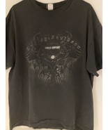 Harley Davidson Men’s XL Black T-Shirt “Independense College Station, TX” - $239.10 MXN
