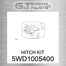 5WD1005400 Hitch Kit Fits John Deere (New Oem) - $387.75