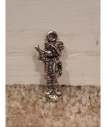 Vintage Reed &amp; Barton Boy with Horn Silver Plated Charm Pendant for Neck... - £26.04 GBP