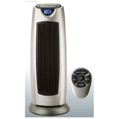Ceramic Oscillating Tower Fan or Heater Remote Control both Summer and Winter - $71.27
