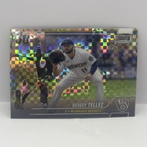 2022 Topps Stadium Club Chrome Rowdy Tellez #355 X-Fractor Milwaukee Brewers - £1.54 GBP