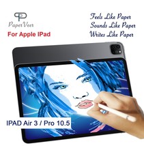 PaperVeer Matte Finish Film Anti-Glare Screen For Apple iPad Air 3/Pro 1... - $16.82