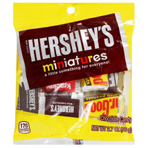 3 PACKS Of   Hershey&#39;s Miniatures Mixed Chocolate Candies, 2.7-oz. - £8.75 GBP