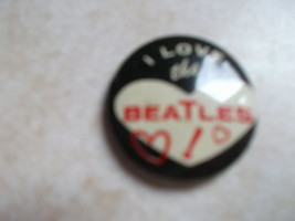 Beatles Original &quot;I Love The Beatles&quot; Pin Back from Green Duck Co - £9.43 GBP