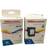 2 packs of Office Depot Inkjet Cartridge for HP 95 Tricolor - NEW - $9.63