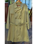 Mens Misty Harbor Trench Coat, 42 Short, with Removable Lining - $50.00