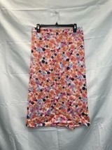 MSRP $80 Charter Club Stretch Midi Floral Skirt Size Medium - £10.33 GBP