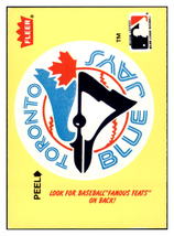 1986 Fleer Toronto Blue Jays
  Logo VAR Team Stickers  Toronto Blue
  Jays Baseb - $3.96