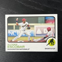 2022 Topps Heritage Baseball Alcides Escobar Base #308 Washington Nationals - £1.57 GBP