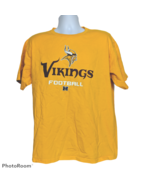NFL Team Apparel Mens Minnesota Vikings Football T-Shirt Size Large Shor... - £21.03 GBP