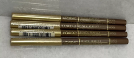 4 L&#39;Oreal Pencil Perfect Automatic Eye Liner - Subtle Bronze - 0.01 oz Sealed - £17.46 GBP