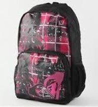 Women&#39;s Juniors Roxy Clear Sight School Backpack Bag Pink New $39  - £30.67 GBP