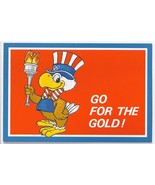 SAM THE OLYMPICS EAGLE GO FOR THE GOLD 1984 LA OLYMPICS Official Licensed Postca - $3.95