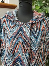IRO Women&#39;s Multicolor Polyester Sleeveless Full Zip Front Hoodie Jacket Size 34 - £86.25 GBP