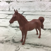 Dongguan Horse Figure Chestnut Brown Mare Wild West Play Set Replacement... - $9.89
