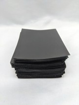 Lot Of (123) Black Glossy Standard Size Sleeves - £6.96 GBP