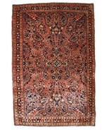 Alfombra antiguo Oriental hecho a mano 119cm x 161cm 1920s - 1B823 - $5,290.65
