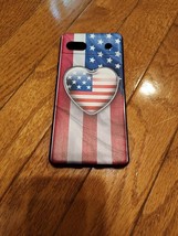 Google Pixel 6a Case | Thin Shockproof Slim Graphic Cover - USA Flag + Heart - £7.00 GBP